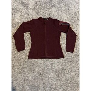 Outdoor Research Burgandy Softshell Jacket Women's Size M Medium Purple